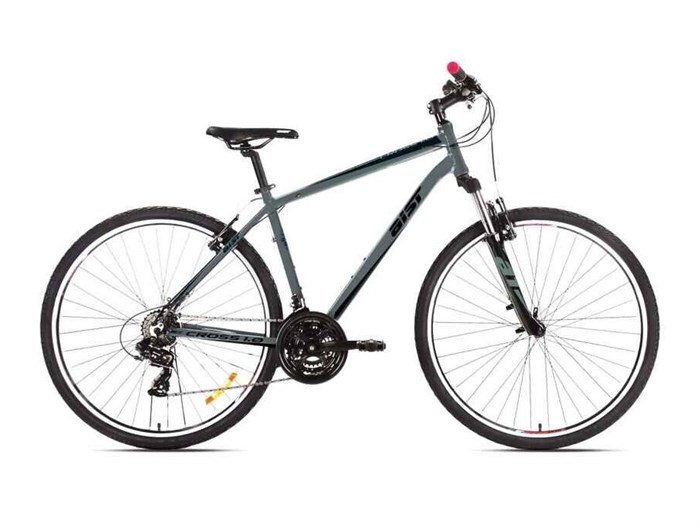 Велосипед Aist Cross 1.0 28 21 серый 2023 8742600093
