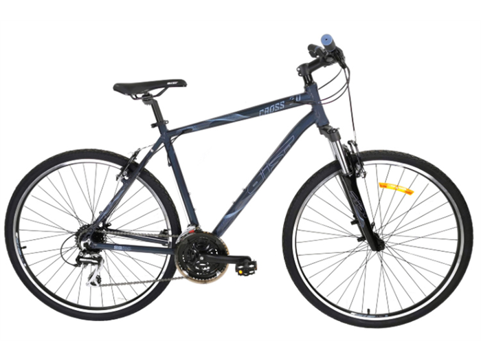 Велосипед Aist Cross 2.0 28 21 серый 2021 8742600229