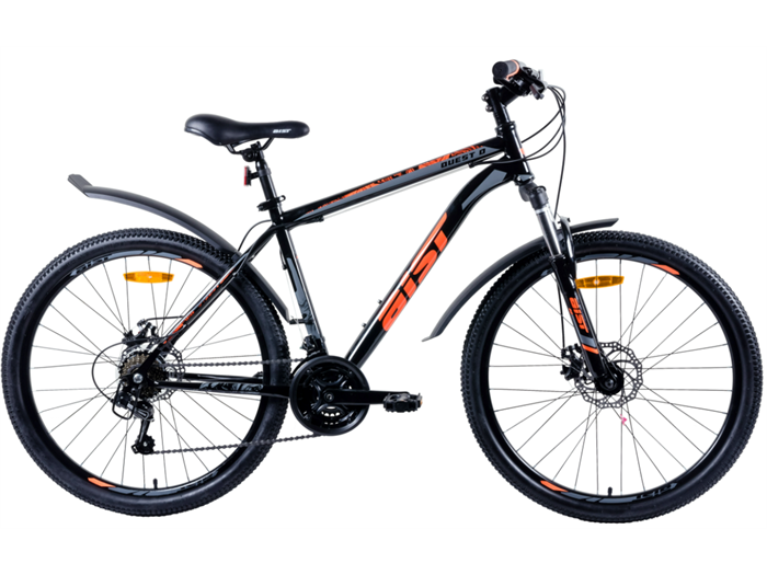 Велосипед Aist Quest Disc 26 20 черно-серый 2023 8742600254