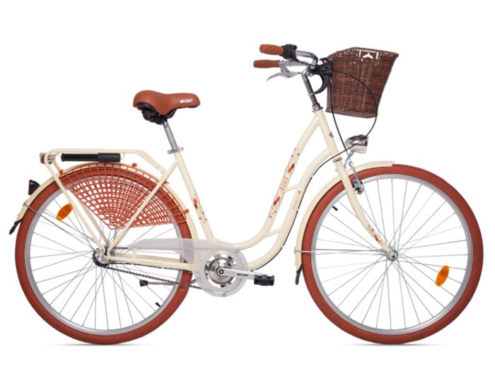 Велосипед Aist Tango 28 2.0 28 20 бежевый 2021 без корзины 8742600102