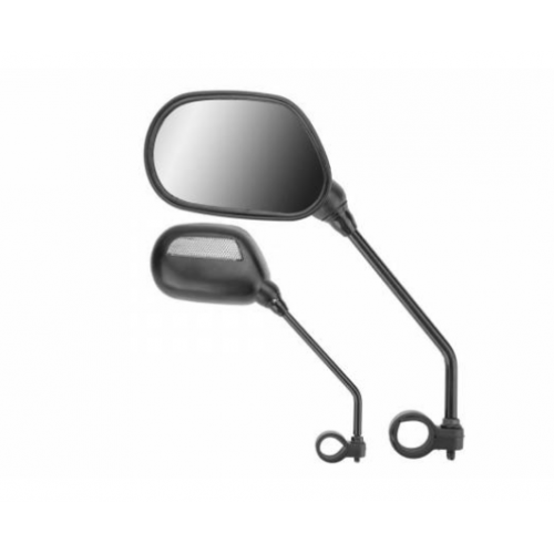 Зеркала заднего вида Ten-M-003, со световозвращателями, стальные чёрные, правое и левое 44557