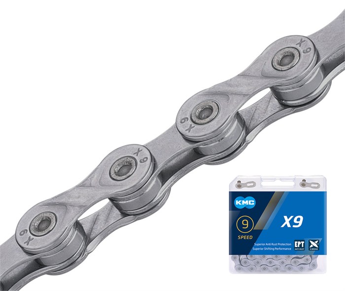 Цепь велосипедная в боксе 9 ск 1/2"X11/128"X116L серебристо-серая      0 отзывов  В избранное В сравнение 00-00013504