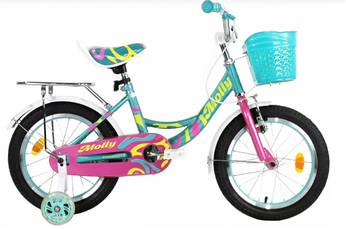 Велосипед Krakken Molly 16 бирюзовый 2023 8742600315