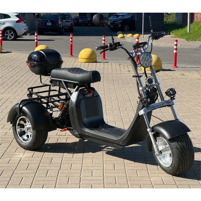 Электроскутер Smart Balance X11 Trike синий/черный 8742600390