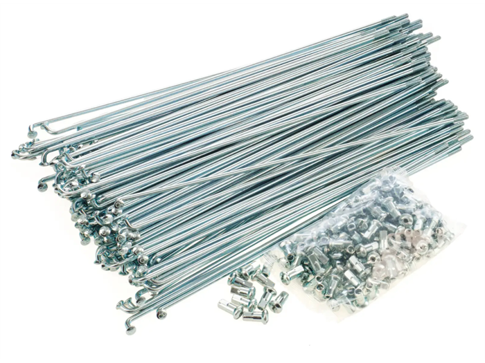 Спицы HUAJIU 246 мм, 14G-2.0 мм, 144 шт., SP-246/14 00-00014400