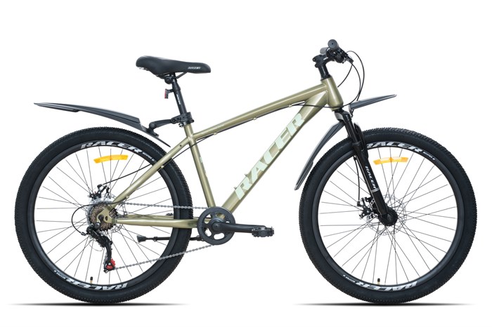 Велосипед Racer Boxfer 26 хаки глянцевый логотип салатовый 2026 рост 16 8742600357