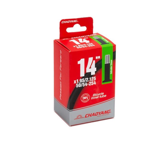 Велосипедная бутиловая камера 14x1.95/2.125 Дюймов av-33мм, y020201 00-00016544
