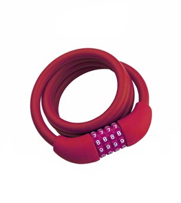 Замок велосипедный кодовый ø10мм х 1000мм, 573c-1010rs 00-00016804