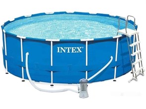 {{photo.Alt || photo.Description || 'Каркасный бассейн INTEX Metal Frame 28242NP (457x122)'}}