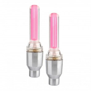 Фонари декоративные на ниппель JY-503C JING YI, 1 розовый светодиод, комплект 2шт 53594