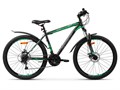 Велосипед Aist Quest Disc 26 16 черно-зеленый 2024 53360