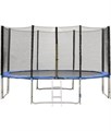 Батут с сеткой безопасности  и лестницей (длинные стойки безопасности), 13 футов, (396см), 13480l2yl 42809